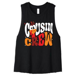 Cousin Crew Thanksgiving Women's Racerback Cropped Tank