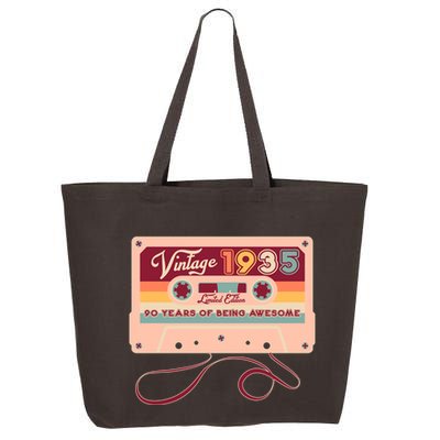 Cute Cassette Tape Limited Edition Vintage 1935 90 Years Of Being Awesome 25L Jumbo Tote
