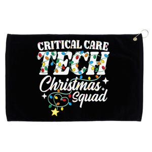 Critical Care Tech Christmas Squad Intensive Care Technician Grommeted Golf Towel