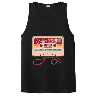 Cute Cassette Tape Limited Edition Vintage 1955 70 Years Of Being Awesome PosiCharge Competitor Tank