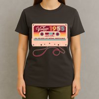 Cute Cassette Tape Limited Edition Vintage 1955 70 Years Of Being Awesome T-Shirt
