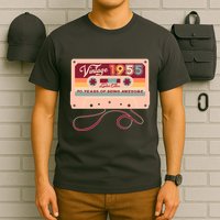 Cute Cassette Tape Limited Edition Vintage 1955 70 Years Of Being Awesome T-Shirt