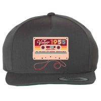 Cute Cassette Tape Limited Edition Vintage 1955 70 Years Of Being Awesome Wool Snapback Cap