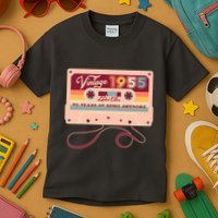 Cute Cassette Tape Limited Edition Vintage 1955 70 Years Of Being Awesome Kids T-Shirt