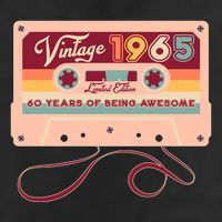 Cute Cassette Tape Limited Edition Vintage 1965 60 Years Of Being Awesome Beanie