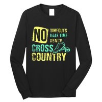 Cross Country Teams Running For XC Runners Gifts Long Sleeve Shirt