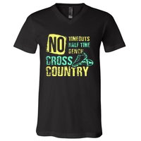 Cross Country Teams Running For XC Runners Gifts V-Neck T-Shirt