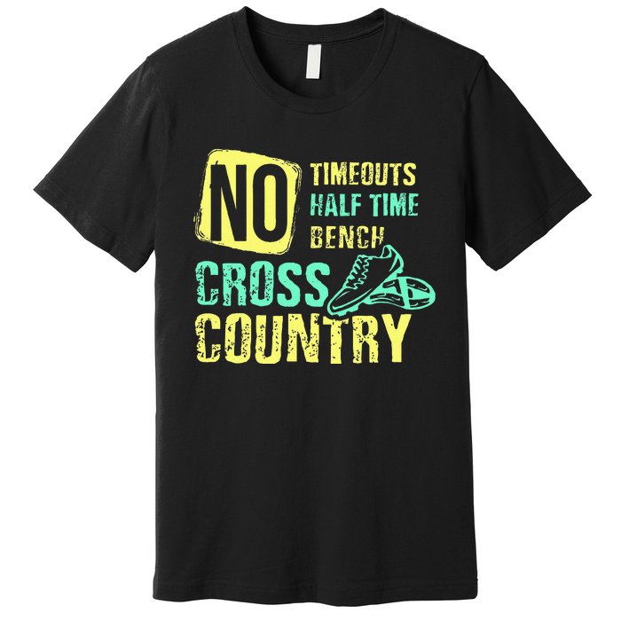 Cross Country Teams Running For XC Runners Gifts Premium T-Shirt