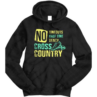 Cross Country Teams Running For XC Runners Gifts Tie Dye Hoodie