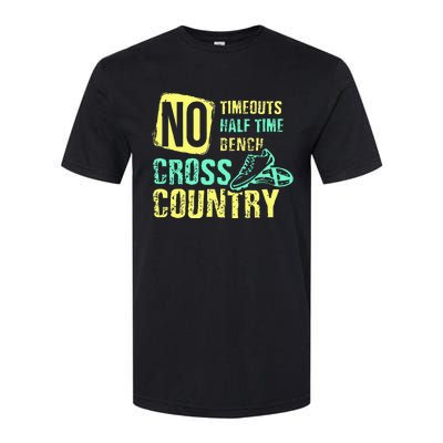 Cross Country Teams Running For XC Runners Gifts Softstyle CVC T-Shirt