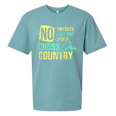 Cross Country Teams Running For XC Runners Gifts Sueded Cloud Jersey T-Shirt