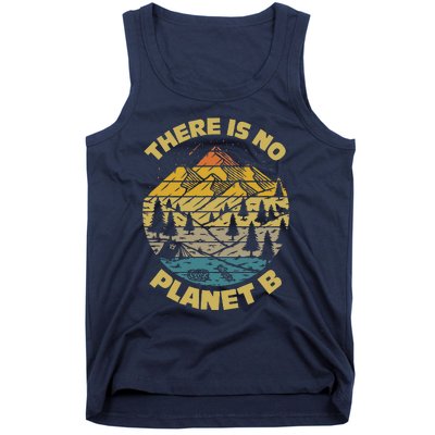 Climate Change There Is No Planet B Earth Day Environmental Tank Top