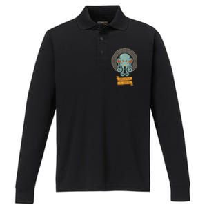 Cthulhu Performance Long Sleeve Polo