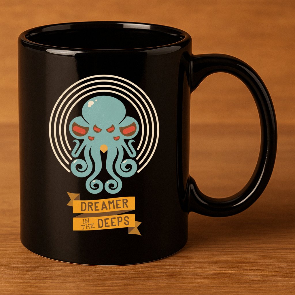 Cthulhu 11oz C Handle Ceramic Mug