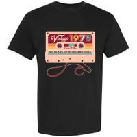 Cute Cassette Tape Limited Edition Vintage 1975 50 Years Of Being Awesome Garment-Dyed Heavyweight T-Shirt