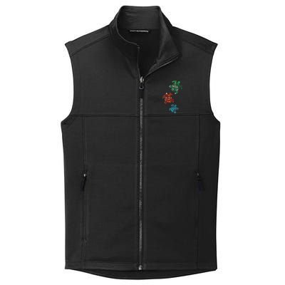 Climate Change Turtle Sea Animal Gift Turtle Collective Smooth Fleece Vest