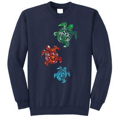 Climate Change Turtle Sea Animal Gift Turtle Sweatshirt