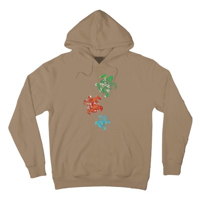 Climate Change Turtle Sea Animal Gift Turtle Hoodie