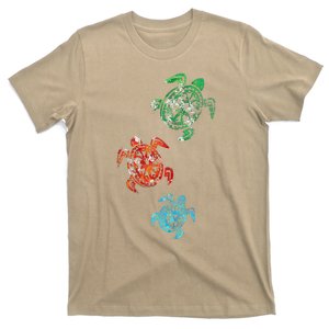 Climate Change Turtle Sea Animal Gift Turtle T-Shirt