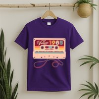 Cute Cassette Tape Limited Edition Vintage 1985 40 Years Of Being Awesome T-Shirt