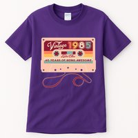 Cute Cassette Tape Limited Edition Vintage 1985 40 Years Of Being Awesome Tall T-Shirt