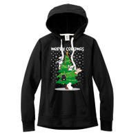 Corgi Christmas Tree Dog Santa Merry Dogmas Women's Fleece Hoodie