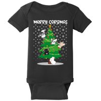 Corgi Christmas Tree Dog Santa Merry Dogmas Baby Bodysuit