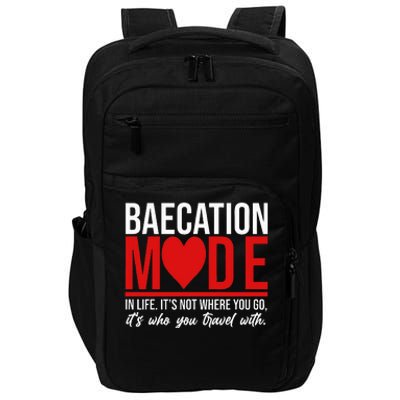 Cute Couples Trip Matching Vacation Baecation Vibes Gifts Impact Tech Backpack