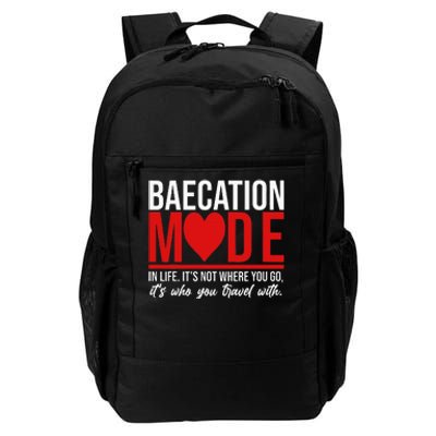 Cute Couples Trip Matching Vacation Baecation Vibes Gifts Daily Commute Backpack