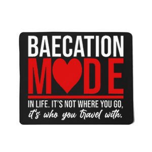 Cute Couples Trip Matching Vacation Baecation Vibes Gifts Mousepad