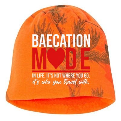 Cute Couples Trip Matching Vacation Baecation Vibes Gifts Kati - Camo Knit Beanie