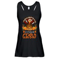 Cousin Crew Turkey Cute Family Thanksgiving Pajamas Matching Ladies Essential Flowy Tank