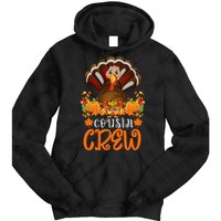 Cousin Crew Turkey Cute Family Thanksgiving Pajamas Matching Tie Dye Hoodie