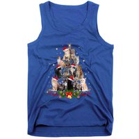 Cat Christmas Tree Funny Cats Cat Xmas Bells Gift Tank Top