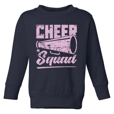 Cheering Cheerleading Team Cheer Squad Cheerleader Toddler Sweatshirt