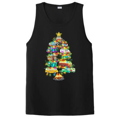 Camper Christmas Tree Design RvErs Campers Camping Gift PosiCharge Competitor Tank