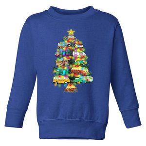 Camper Christmas Tree Design RvErs Campers Camping Gift Toddler Sweatshirt