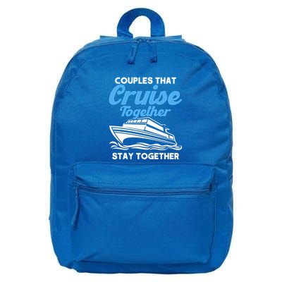 Cruise Couples That Cruise Together Cruising Couples Cute Gift 16 in Basic Backpack
