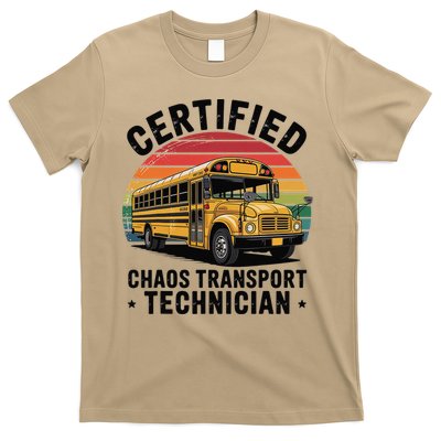 Certified Chaos Transport Technician Funny Driver School T-Shirt