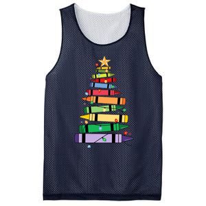 Christmas Crayons Tree Christmas Tree Light Funny ChristmasChristmas Gift Ch Mesh Reversible Basketball Jersey Tank