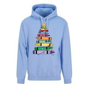 Christmas Crayons Tree Christmas Tree Light Funny ChristmasChristmas Gift Ch Unisex Surf Hoodie