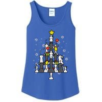 Chess Christmas Tree Xmas Chess Player Funny Funny Ladies Essential Tank