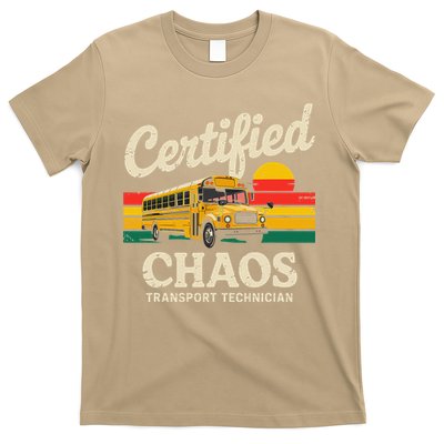 Certified Chaos Transport Technician Funny Driver School T-Shirt