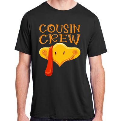 Cousin Crew Turkey Matching Family Thanksgiving Party Pajama Adult ChromaSoft Performance T-Shirt