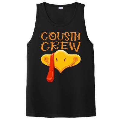 Cousin Crew Turkey Matching Family Thanksgiving Party Pajama PosiCharge Competitor Tank