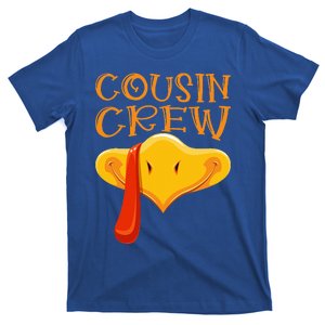 Cousin Crew Turkey Matching Family Thanksgiving Party Pajama T-Shirt