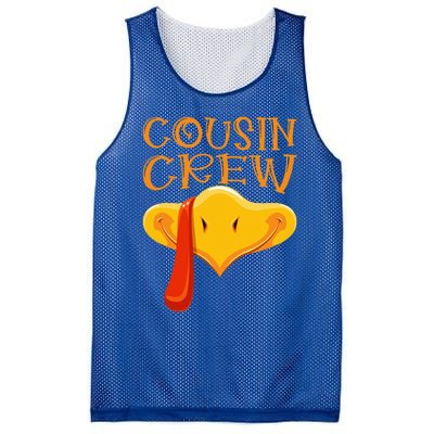 Cousin Crew Turkey Matching Family Thanksgiving Party Pajama Mesh Reversible Basketball Jersey Tank