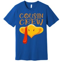 Cousin Crew Turkey Matching Family Thanksgiving Party Pajama Premium T-Shirt