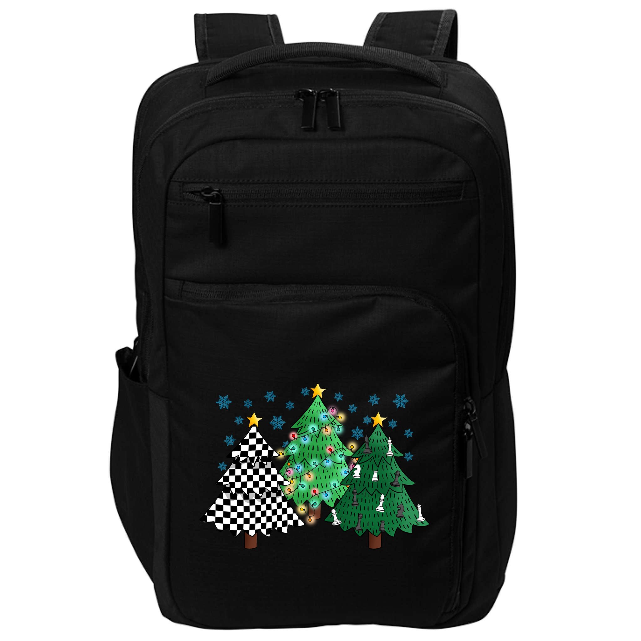 Chess Christmas Tree Funny Xmas Team Sport Gift Impact Tech Backpack