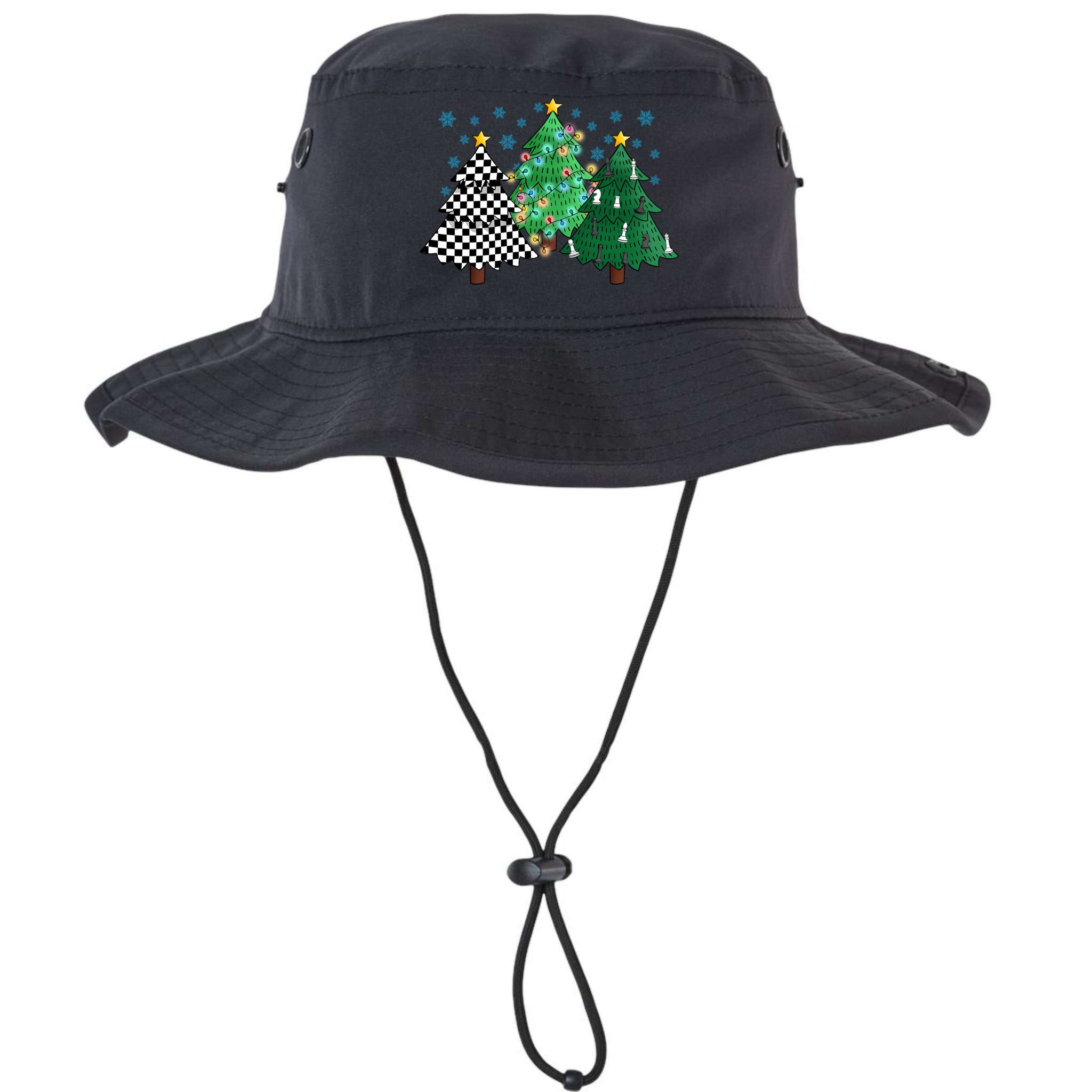 Chess Christmas Tree Funny Xmas Team Sport Gift Bucket Hat